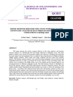 Seismic Response Behavior Using Static Pushover Analysis and Dynamic Analysis of Half-Through Steel Arch Bridge Under Strong Earthquakes