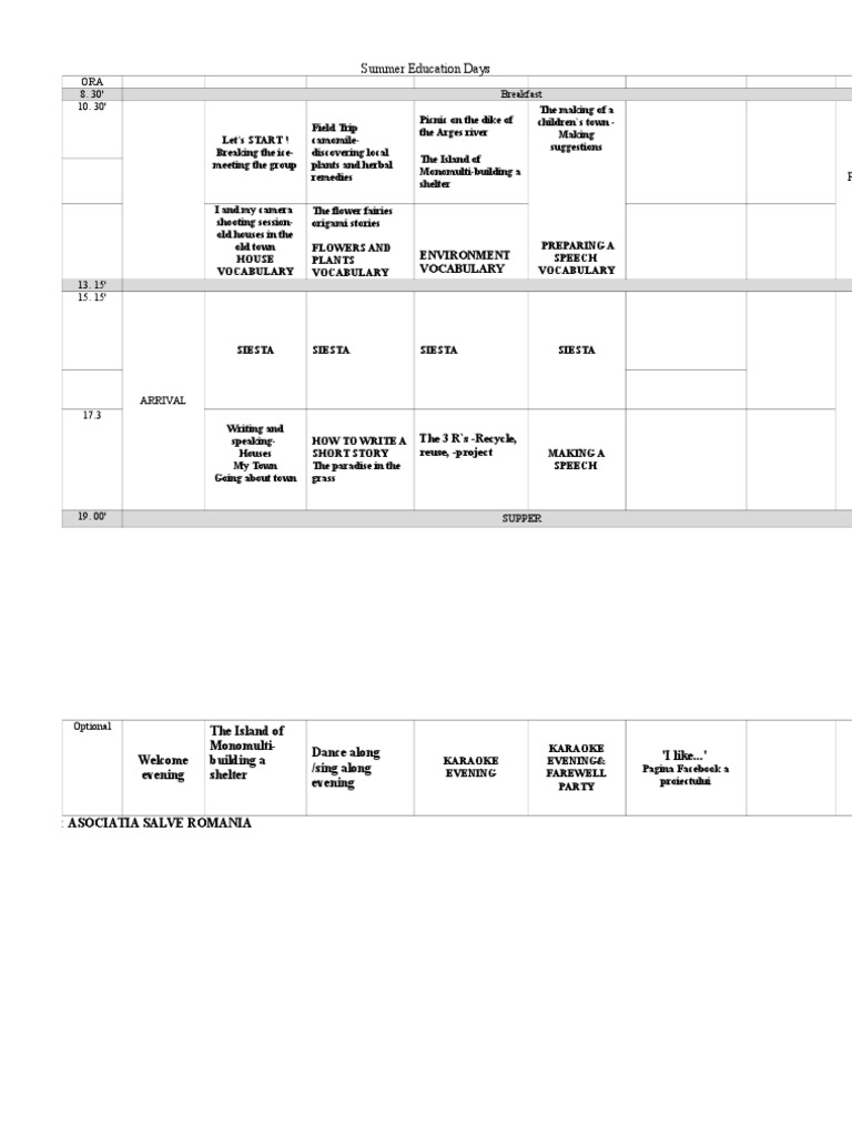 Summer School | PDF