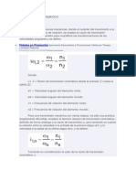 Analisis Cinematico