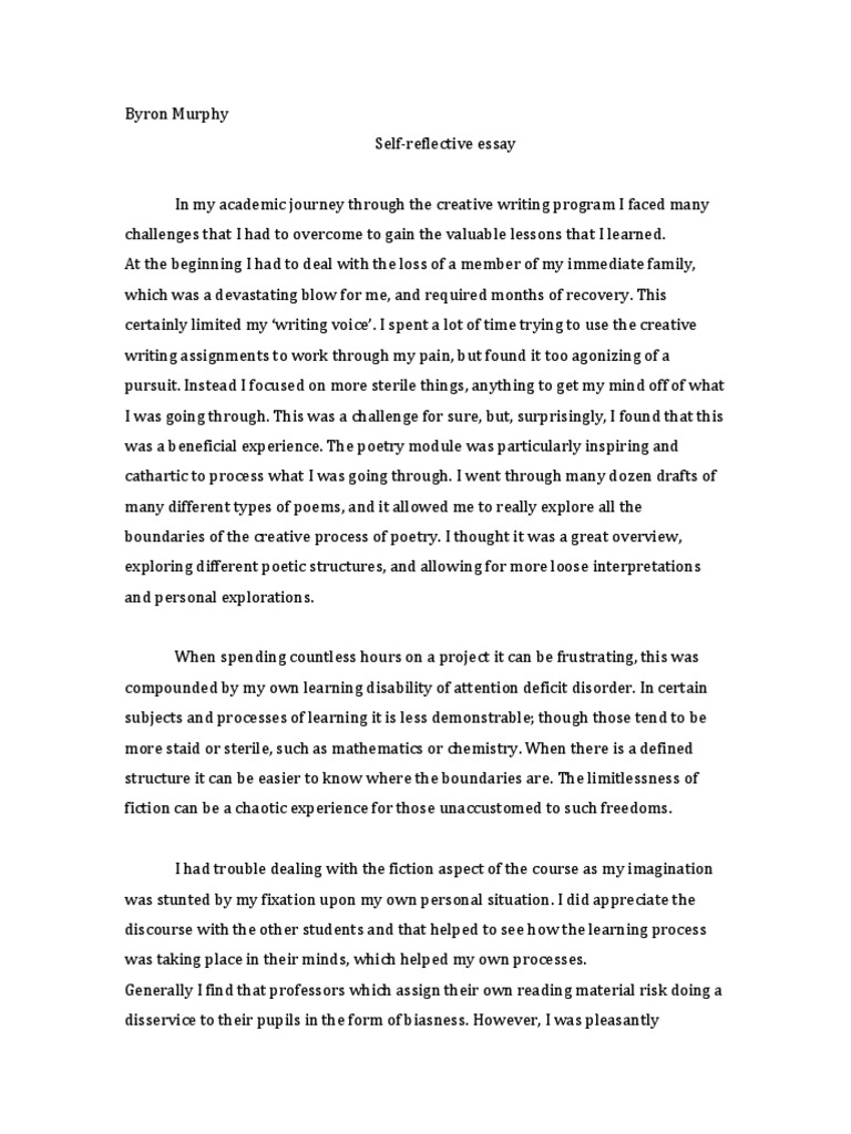 Reflection poem on life picture