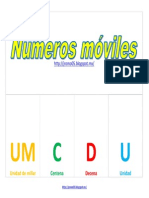 Numeros Moviles 1° Y 2°