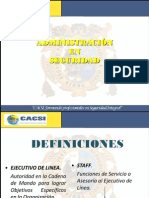 Administracion de La Seguridad