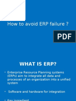 How To Avoid ERP Failure