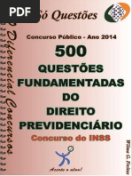 500 Questões Direito Previdenciario