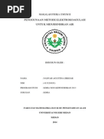 Download Penggunaan Metode Elektrokoagulasi untuk menjernihkan Air by Nadyah Risky Agustina Siregar SN239860636 doc pdf