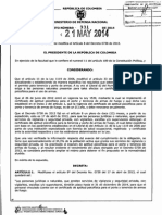 Decreto 931 Del 21 de Mayo de 2014 - Plazo Pruebas