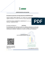 Certifica Do A F Iliac I On Ladron