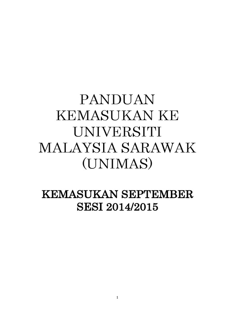 Panduan Kemasukan 20142015 Pdf