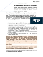 Gestión de calidad: El taylorismo y su influencia en la organización científica del trabajo