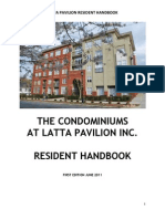 The Condominiums at Latta Pavilion Inc. Resident Handbook