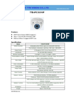 IP Camera TTB IPC35310P Specification-ttb Vision Co.,Ltd-www.ttbvision.com