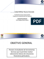 Conceptos básicos de matemáticas financieras