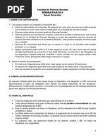 Bases Generales Semana Roja CCSS, 2014-2