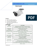 IP Camera TTB IPC6209P Specification-ttb Vision Co.,Ltd-www.ttbvision.com