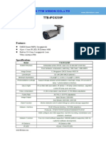 IP Camera TTB IPC6239P Specification-Ttb Vision Co.