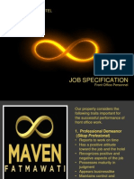 Job Specification FO