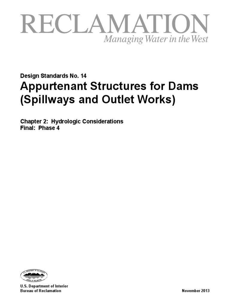 Appurtenant Structures for Dams | PDF | Flood | Spillway