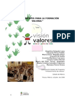 Fundamntos para Formación Valoral