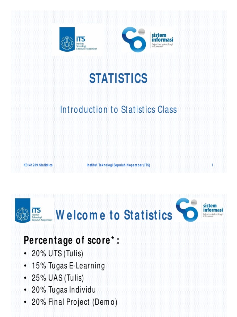 Statistics: Introduction To Statistics Class | PDF | Methodology ... 