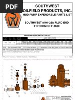 8404-25a Bomco F-1600 7500psi