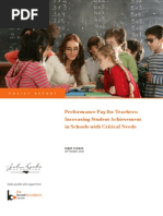 Download Performance Pay for Teachers Increasing Student Achievement in Schools with Critical Needs by John Locke Foundation SN23988037 doc pdf