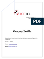 Company Profile Voicetel LTD