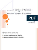 Learning Vs Teaching Method