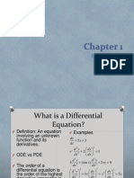 An Introduction to Differential Equations: Basic Concepts, ODE vs PDE, Order of a Differential Equation, Examples, and Linear Differential Equations