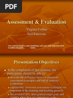 Assessment & Evaluation