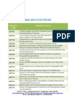 Ieee 2014 Vlsi Titles