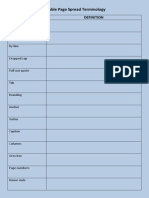 double page spread terminology