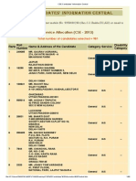 CSE Candidates' Information Central