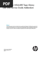 HP StoreEver MSL6480 Tape Library User and Service Guide - c03951924