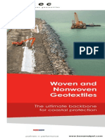 The Ultimate Backbone For Coastal Protection: Woven and Nonwoven Geotextiles