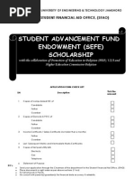 Application Form SAEF