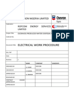 Electrical Work Procedure