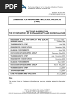 note for guidance on the investigation of bioavailability & bioequivalence