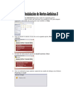 Manual de Instalación de Norton Antivirus 8