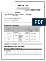 CV Format Iter 2015