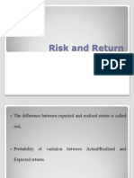 Risk and Return  