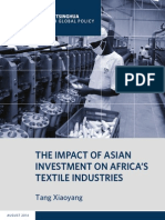 The Impact of Asian Investment On Africa's Textile Industries
