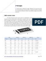 Resistor Sizes and Packages