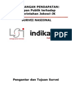 Rilis Survei Ketimpangan Pendapatan LSI INDIKATOR