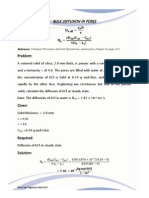 Bulk Diffusion in Pores