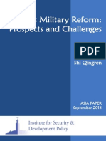 China's Military Reform- Prospects and Challenges