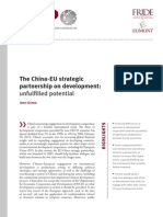 The China-EU Strategic Partnership on Development- Unfulfilled Potential