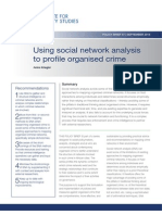 Using Social Network Analysis to Profile Organised Crime