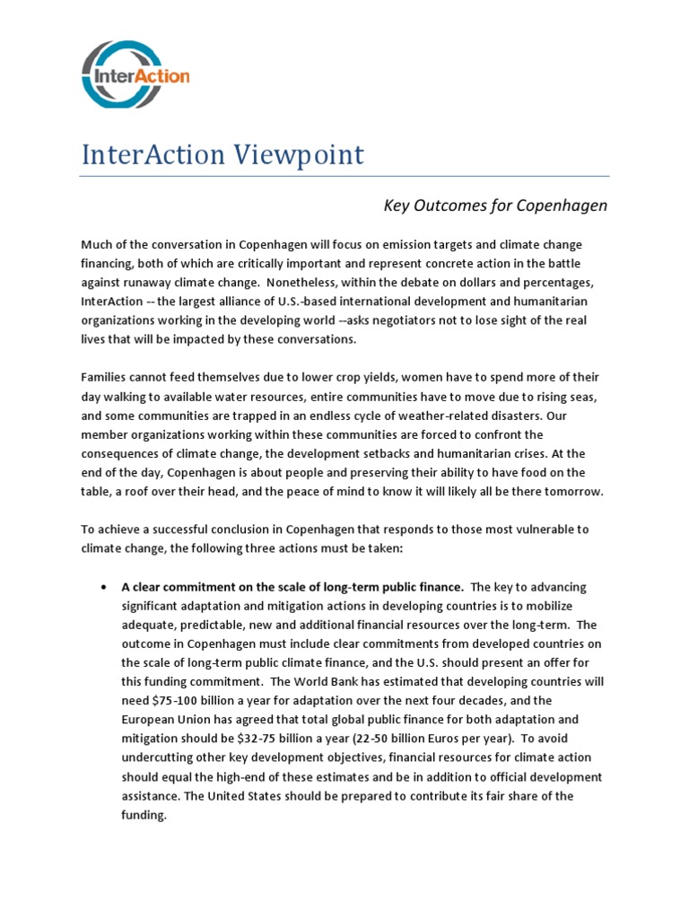 En Viewpoint | PDF | Climate Change Mitigation | Economic Problems