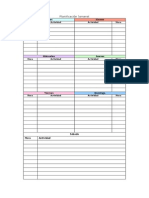 Planificación Semanal