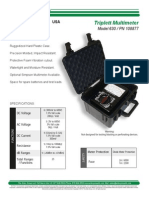 Triplett Multimeter: Model 630 / PN 108877